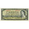 Image 1 : 1954 Canadian $20.00 Twenty Dollar bill