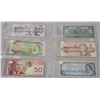 Image 1 : Canada Bank Notes $1 1937, $2 1986, $5 1954, $10 1989, $20 1969, $50 2004
