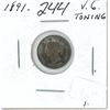 Image 1 : 1891 Canada 5¢ Silver