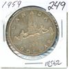 Image 1 : 1959 Canada $1 Coin