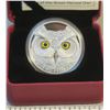 Image 2 : 2017 $15 Fine Silver Coin - In the Eyes of the Great Horned Owl (99.99% pure)