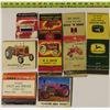Image 1 : 7 vintage match books advertising tractors: White, MF, Massey Harris, Allis-Chalmers, Case, John Dee
