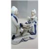 Image 2 : Vintage French Colonials Having Tea Ceramic Ornament