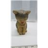 Image 5 : Making a Friend” 2003 cat art by Dale Munro Regina Artist 1944-2020 + Wooden Cat Statue