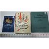 Image 1 : 3 Vintage Cookbooks “Watkins” 1941, “Davis” 1948, “Co-op” 1970