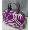 Image 3 : Purple & White overnight case + 2 black garment bags + 2 fabric shoe holders