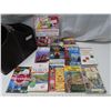 Image 1 : Magazine holder + Scrapbooking book + travel guide books