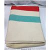Image 1 : Vintage Hudson Bay Wool Blanket
