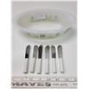 Image 1 : GlassBake Casserole Dish & Pate Knives