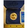 Image 2 : 1987 Proof Loonie. The first Loonie. Proof with Ultra Heavy Cameo. Housed in its original case & box