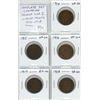 Image 1 : Complete Set of Canadian World War I Large Cents 1914 – 1918. Coins grade VF-20 to EF-40. A nice sel