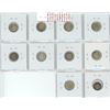 Image 2 : Lot of 10 Canadian Silver 5 Cents. Includes 1902, 1904, 1907, 1910 Pointed Holly Leaves, 1912, 1913,
