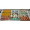 Image 1 : 12 Sask License Plates