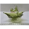 Image 1 : Green Glass Candy Vase