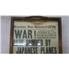 Image 2 : Newspaper Framed 1941 War Oahu Bombed by Japanese