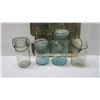 Image 2 : Edward Desiccated Soup Tray, 4 Glass Jars w/ Lids & Glass Syrup Pitcher