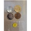 Image 2 : Four tokens - Barrhead, AB Two Bucks, Joseph Howe Festival commemorative dollar, 2010 Canadian Tire 