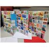 Image 2 : Lot of 3 hand made novelty greeting cards with envelopes! Covers made with beautiful world stamps, u