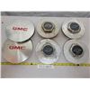Image 1 : Four chevrolet center wheel caps, Two GMC
