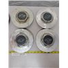 Image 2 : Four chevrolet center wheel caps, Two GMC