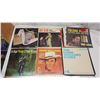 Image 1 : 6 Hank Williams Vinyl records, plus 2 assorted records & 6 empty vinyl record cases