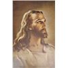 Image 2 : Portrait of Jesus Christ, reprinted painting by Warner Sallman 1940 - 18 1/2"W x 22 1/2"H