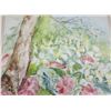 Image 2 : "Summer Flowers" watercolor painting, by Hearker - 28 1/2"W x 27 1/2"H