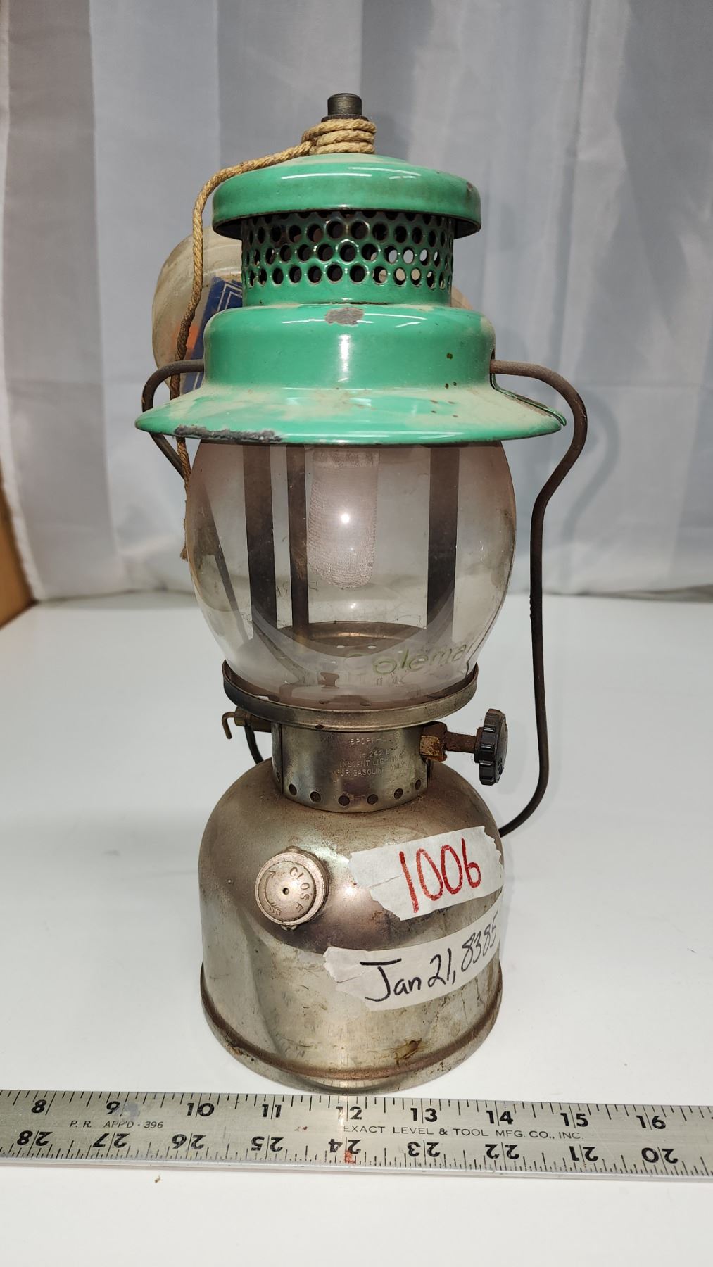 Vintage, Coleman camping lantern Schmalz Auctions