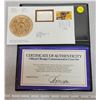 Image 1 : Official Olympic precious metal commemorative cover - .999 fine silver stamp by The Royal Canadian M