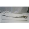 Image 5 : Display Sword w/ Sheathe - Brass Hilt & Brass/Wood Handle