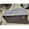 Image 4 : Antique trunk 36" W X 19.5" D X 21" T