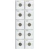 Image 1 : Lot of 10 Canadian Edward VII Silver 10 Cents. Includes 1902, 1902H, 1903H, 1904, 1905, 1906, 1907, 