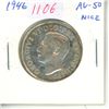 Image 1 : 1946 Canadian Silver 50 Cents. AU-50. Nice.