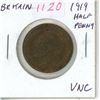 Image 1 : Great Britain. 1919 Half Penny. Uncirculated with Traces of Lustre.