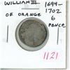 Image 1 : Great Britain. 1694 – 1702 Silver 6 Pence. Issued for King William II of Orange, who married Queen M