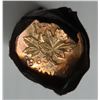 Image 2 : Roll of 50 1963 Canadian Small Cents. BU Red.