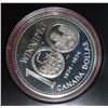 Image 1 : 1974 Winnipeg Centennial Specimen Nickel Dollar. Bright White. Housed in its original RCM blue clams