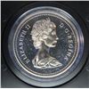 Image 3 : 1974 Winnipeg Centennial Specimen Silver Dollar. Bright White. Housed in its original RCM black clam