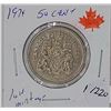 Image 1 : 1974 50 cent Low mintage Part of 2020 Govt of Canada recall