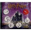 Image 2 : Royal Canadian Mint “Harry Potter REELCOINZ COLLECTOR BOARD, 5 COLLECTIBLE MEDALLIONS & Stickers & a