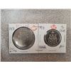 Image 3 : 1971 Canadian $1.00 & 50¢ piece