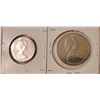 Image 3 : 1971 Dollar & 50 cent piece Low Mintage British Columbia Centennial Commemorative Part of 2020 Govt 