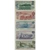 Image 2 : 5 bill set $1.00 AK1680132, $2.00 BB8731402, $5.00 30384005156, $10.00 EEH1893972 & $20.00 505813683
