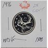 Image 1 : 1976 25 cent from roll Brilliant coin    look closely