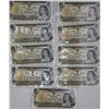 Image 1 : 9 Sequential GEM UNCIRCULATED 1973 $1.00 BFA8892979 to BFA8892987 RARE Collection Bright Beautiful C