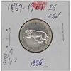 Image 1 : 1867-1967 quarter 80% Silver