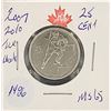 Image 1 : 2007 Vancouver 2010 Olympics 25 cents only 22 million minted MS-65