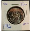 Image 1 : 1986 Canada 50 cents