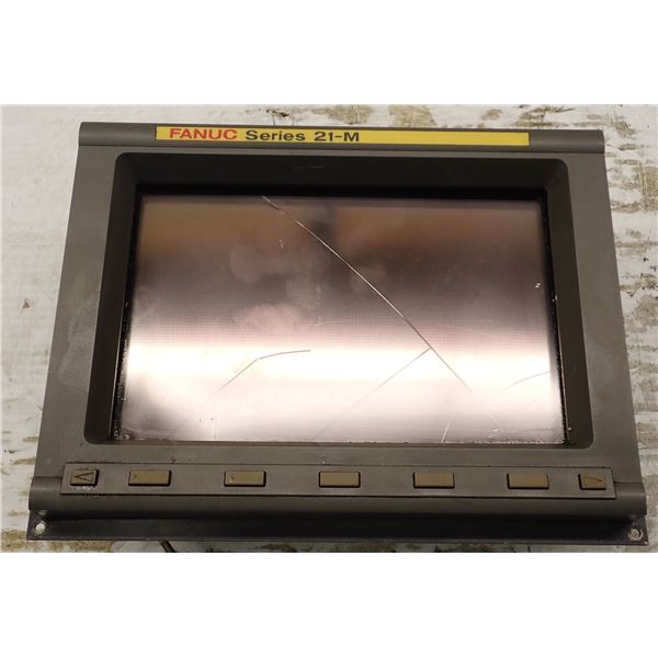 Fanuc #A02B-0200-C100 Series 21-M Screen (Cracked Glass)