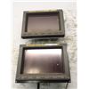 Image 1 : (2) Fanuc #A02B-0200-C100 Screens - (1) Cracked Glass / (1) Looks Like Something Under Glass)